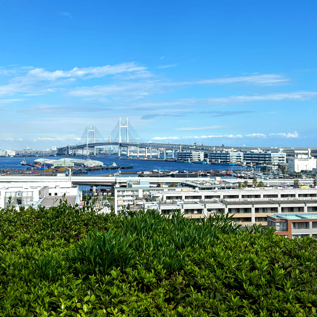 港のみえる丘公園からの景色